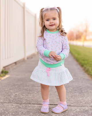 Lavender Whisper Sweatshirt Set