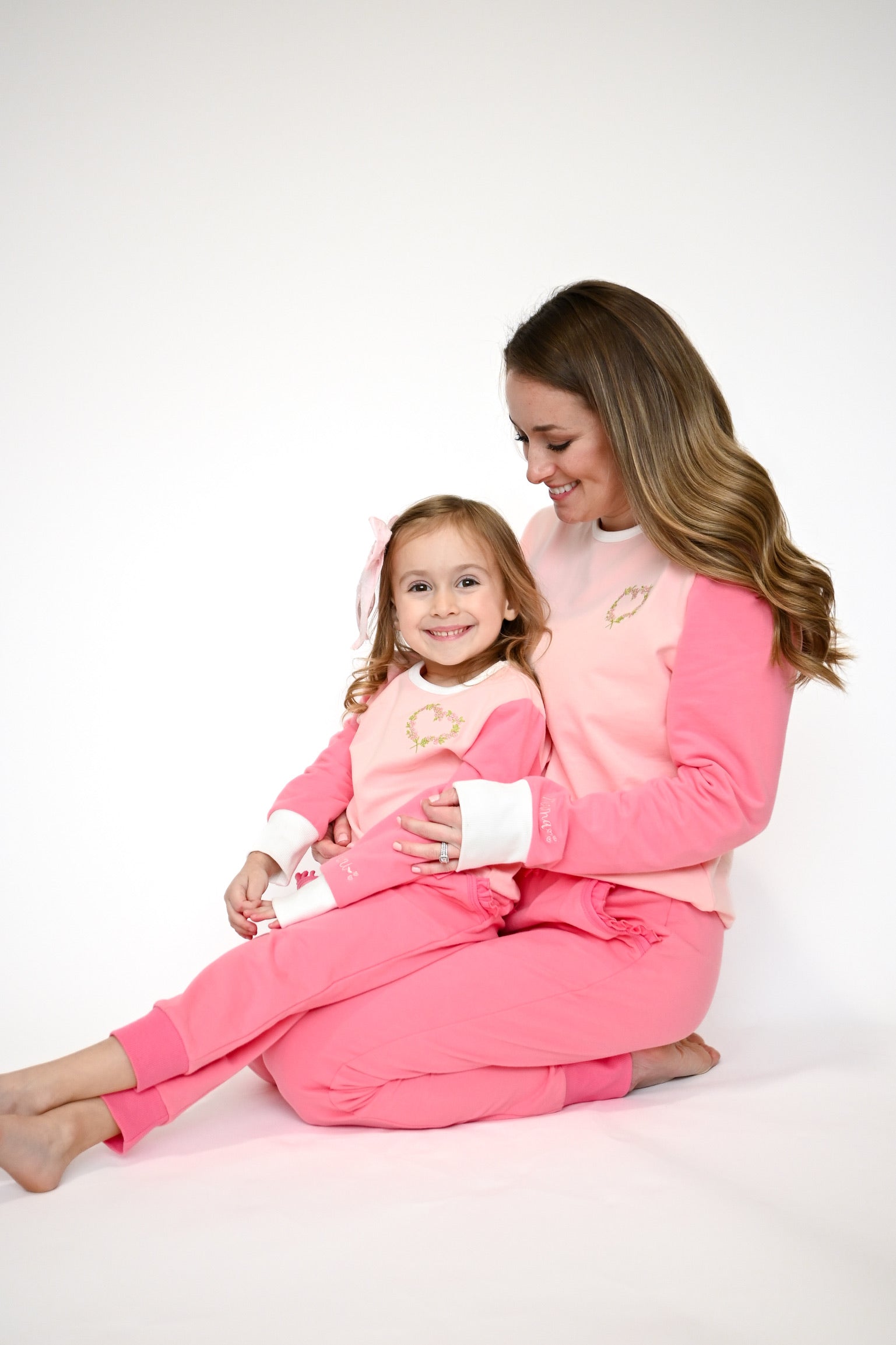Women's Pink Sweatpants - Love and Grow Clothing Co