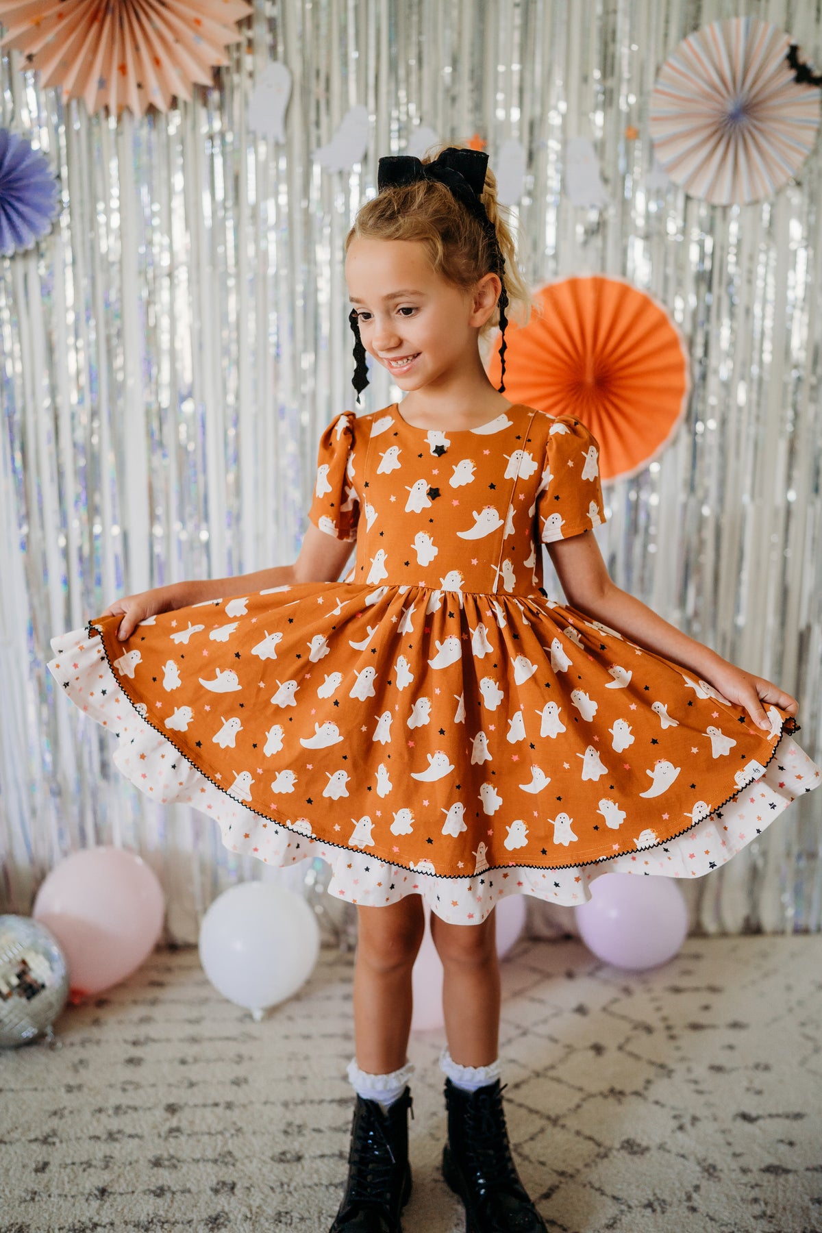 Spooky Cute Dress and Bloomer Set