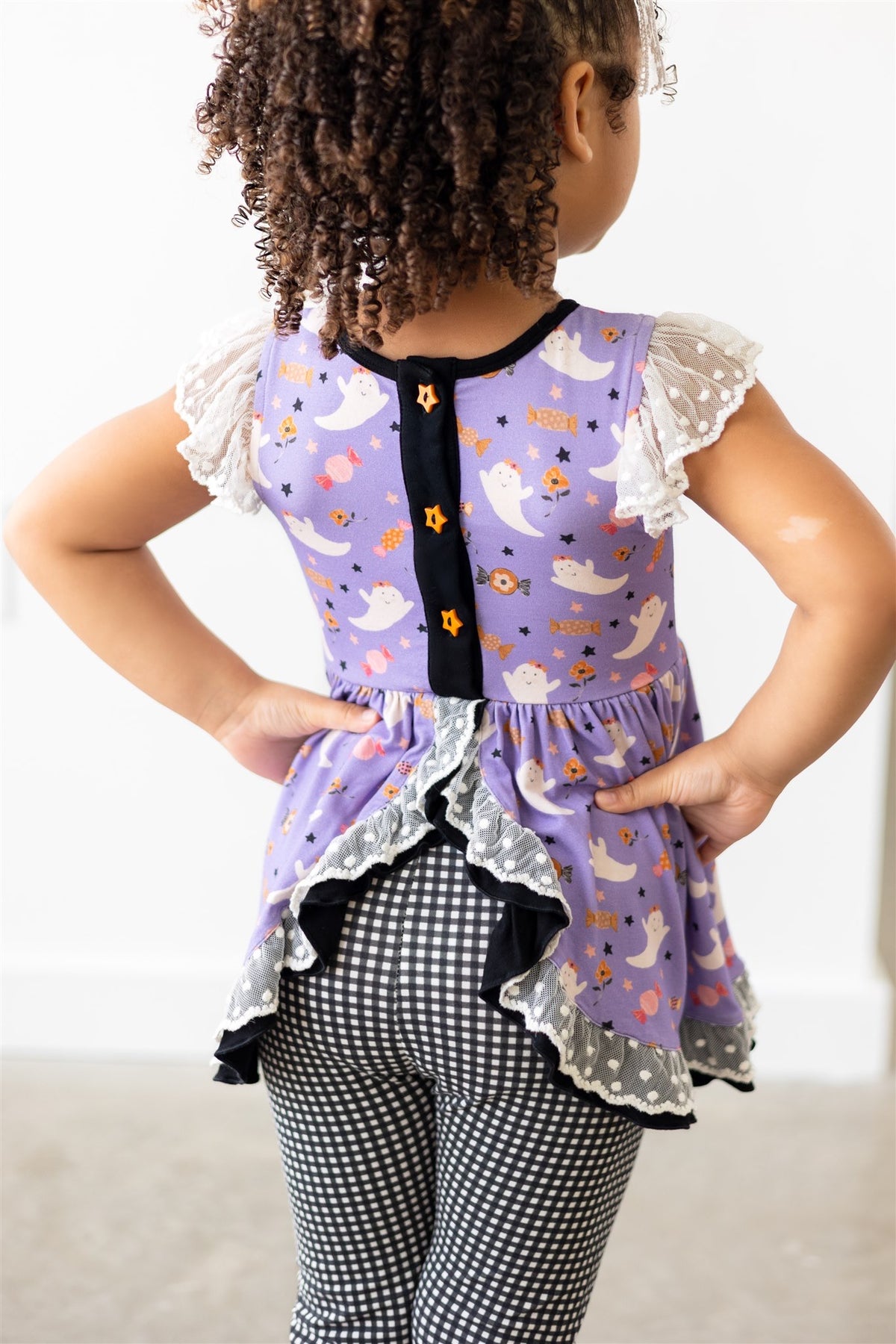 Trick or Treat Lace Tunic Set