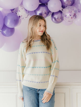 Women’s Sweetheart Knit Sweater