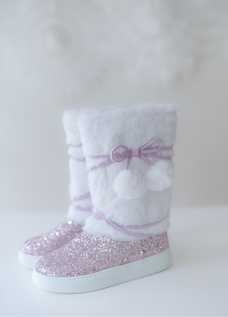 Frosted Lilac Snow Boots (*Runs small, size up)