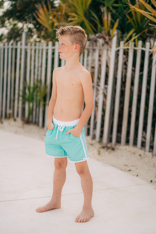 Seafoam Green Swim Shorts