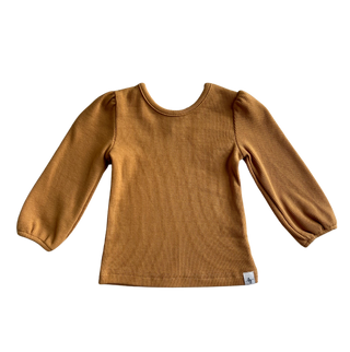 Butterscotch Ribbed Layering Shirt