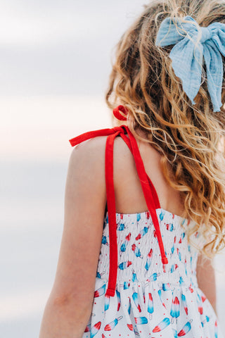 Bomb Pop Scallop Tunic Set